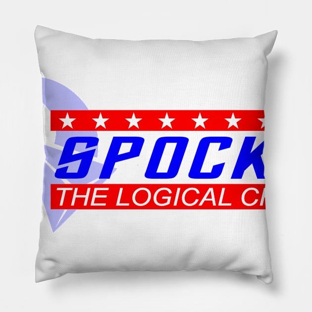 Spock Presidential Campaign Pillow by GrumpyVulcanCampaign