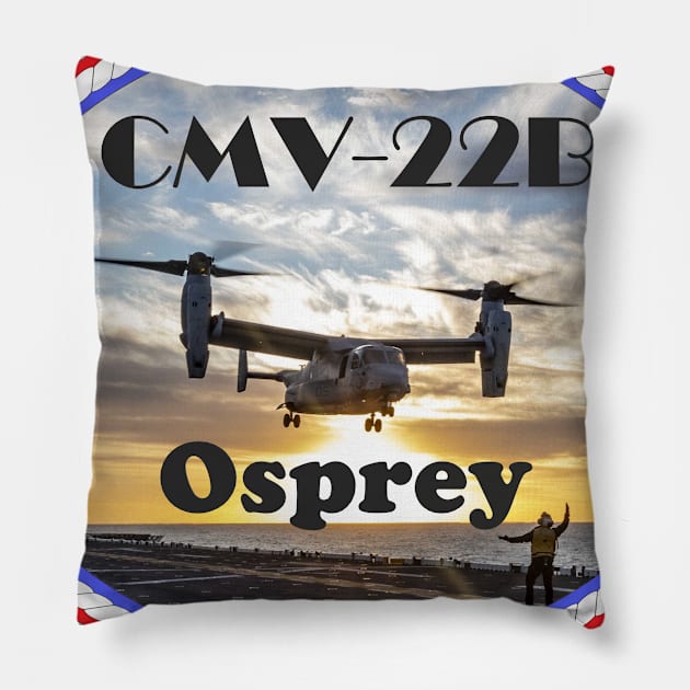 CMV-22B Osprey Pillow by Airdale Navy