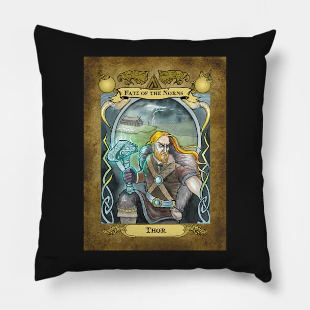 Thor Pillow by fateofthenorns