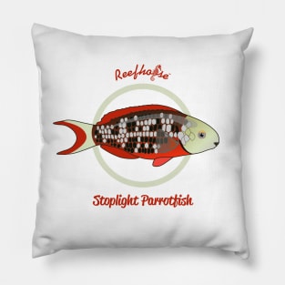 Stoplight Parrotfish Pillow