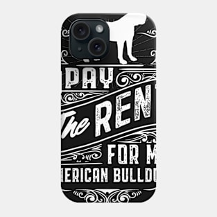 American Bulldog funny gift Shirt Phone Case