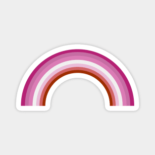 Lesbian Rainbow Flag Magnet