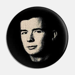 Vintage - Rick Astley Pin