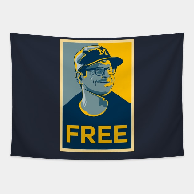 Free harbaugh Tapestry by Bestmatch