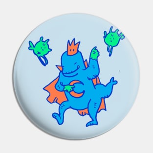 King Lizard and Freezys Pin