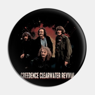 Creedence Clearwater Revival Groove Captivating Onstage Rhythms Pin