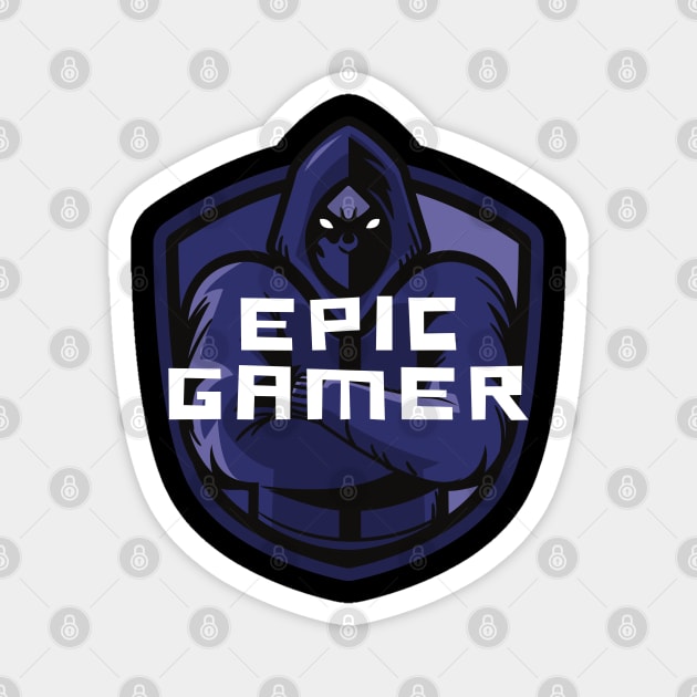 EPIC GAMER, VIDEO GAMER, GAME PLAYER Magnet by KutieKoot T's