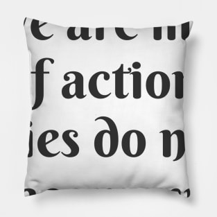 Men of Action Pillow