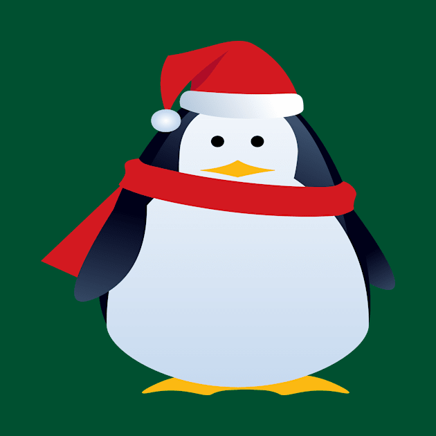 Christmas Penguin by Lilustrations