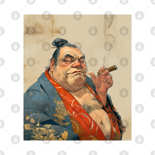 Puff Sumo Smoking a Cigar: "I Smoke Cigars in Moderation; One Cigar at a Time" by Puff Sumo