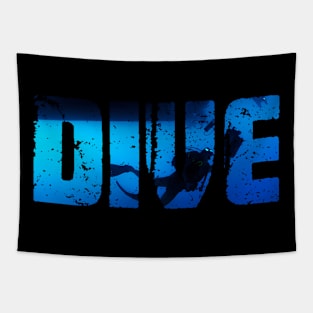 Dive Diver Scuba Diving Freediving Apnoe Spearfishing Tapestry