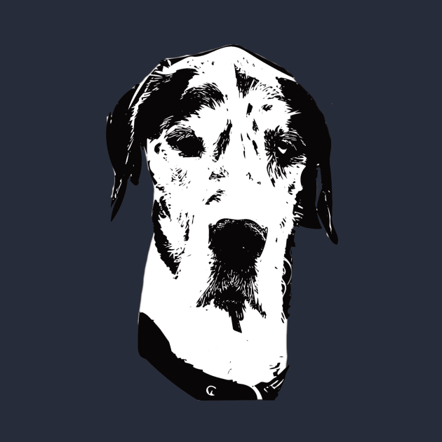 Great Dane Face by DoggyStyles