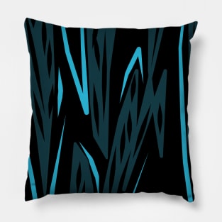 Blue abstract Pillow