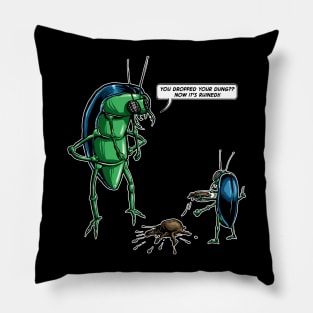 Dung Beetles Pillow