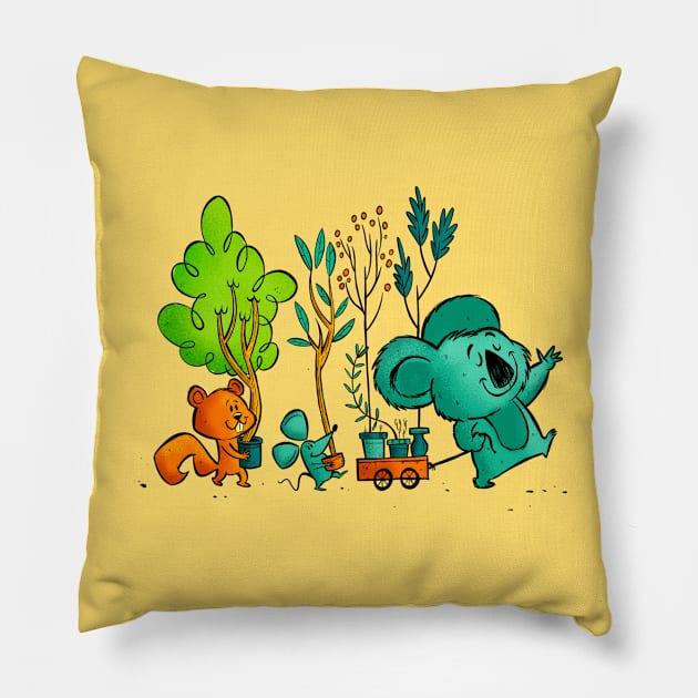 Plants Pillow by edvill