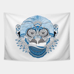 Monkey Head Tapestry