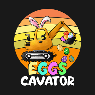 Easter EggsCavator Digging Easter Eggs T-Shirt