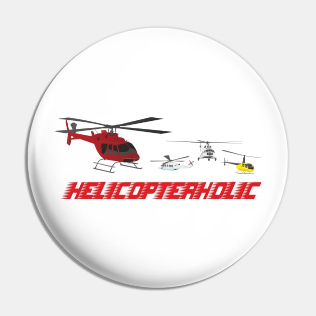 Professional Helicopter Pilot Pin by NorseTech