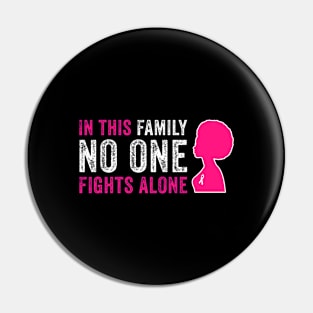 In this family no one fights alone breast cancer Pin