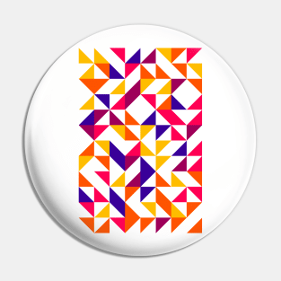 Popular Geometric Colourful Triangle Pattern Pin