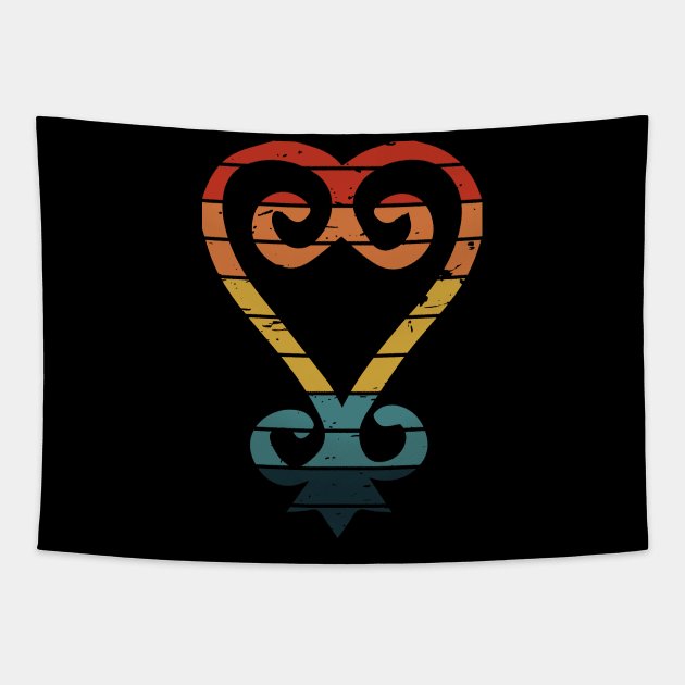 Adinkra Sankofa African Symbol Tapestry by Heartsake