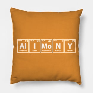 Alimony (Al-I-Mo-N-Y) Periodic Elements Spelling Pillow