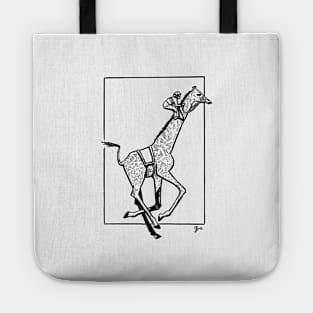 Giraffe Rider Tote