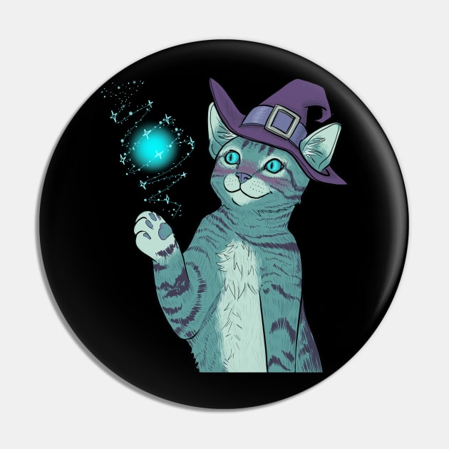 Magic cat Pin by Strzmarta