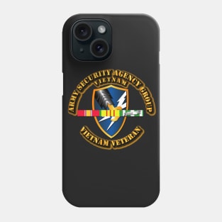 Army Security Agency Group w SVC Ribbons Phone Case