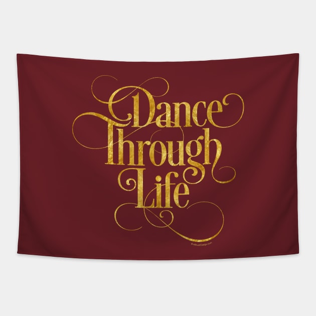 Dance Through Life Tapestry by eBrushDesign