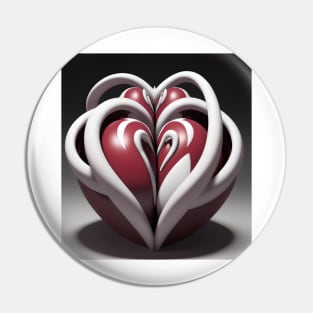 Heartstack Pin