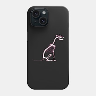 Black Dog X-Ray Skeleton Phone Case