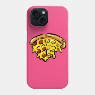 Pepperoni Loves Pineapple Pizza Slices Phone Case