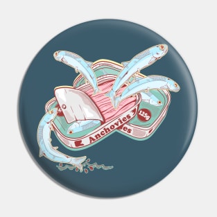 Anchovies Salty Fish Pin