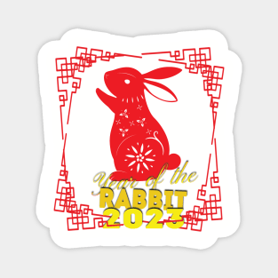 2023 Year of the Rabbit Magnet