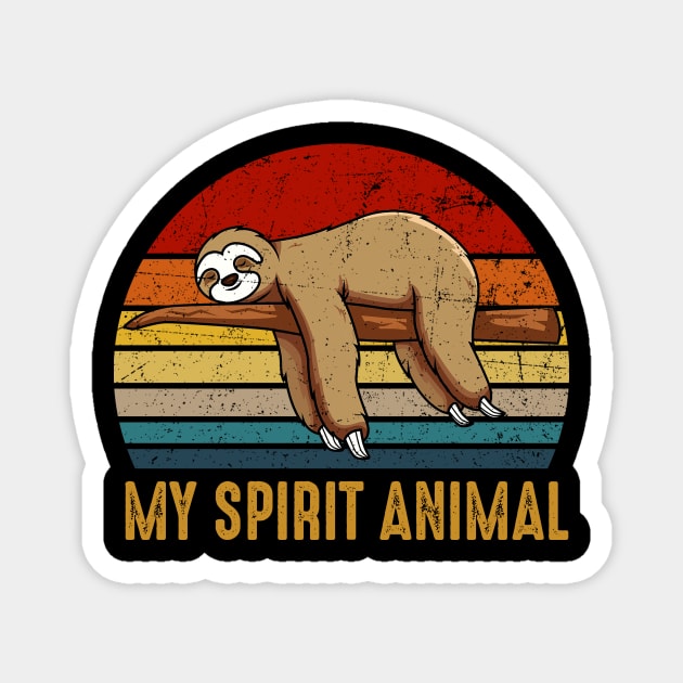 My Spirit Animal Vintage Magnet by beckeraugustina