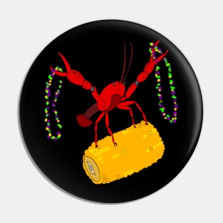 Mardi Gras crawfish Pin