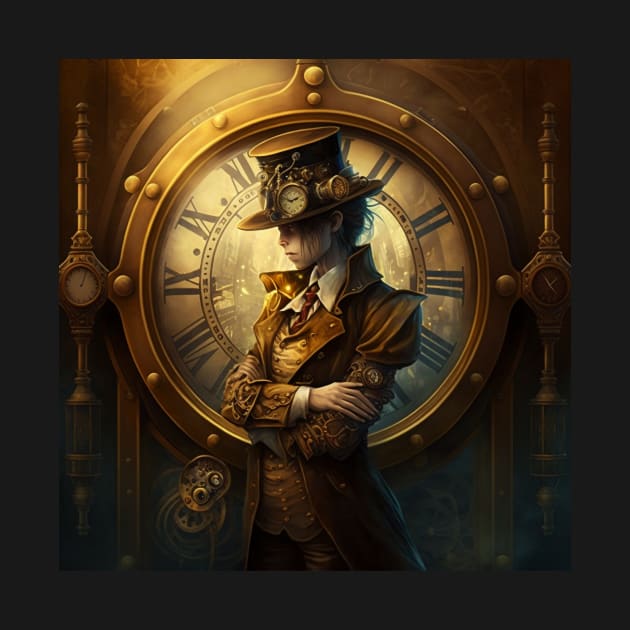 Steampunk Victorian Inventor by AICreateWorlds
