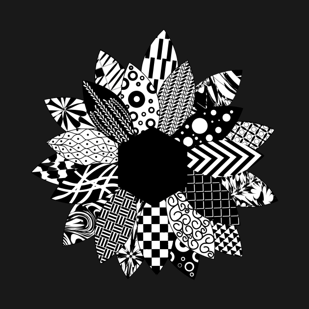 Zentangle Flower by MorganTree