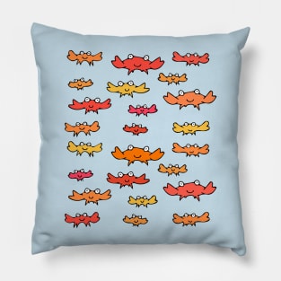 Cute and Colorful Crab Pattern Pillow