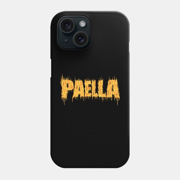paella fire Phone Case by manuvila