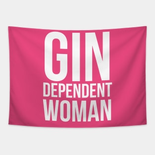 Gin Dependent Woman Comedy Tapestry