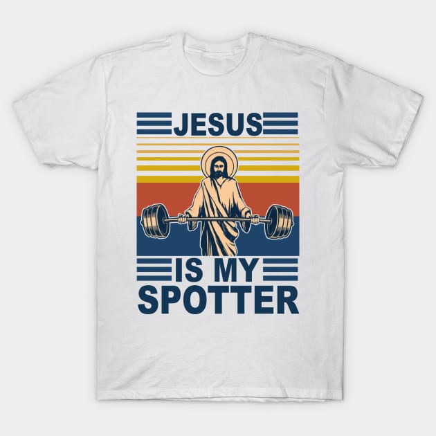Fitness Jesus Is My Spotter Vintage