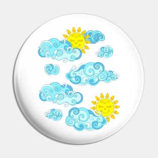 Fairytale Weather Forecast Print Pin