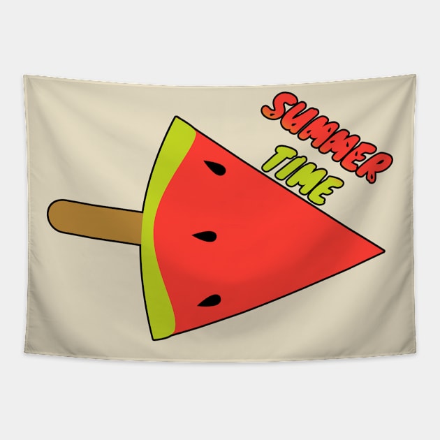 SummerTime WaterMelon Slice Tapestry by MigiDesu