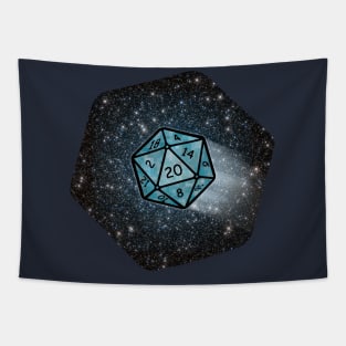 20 sided dice - space Tapestry