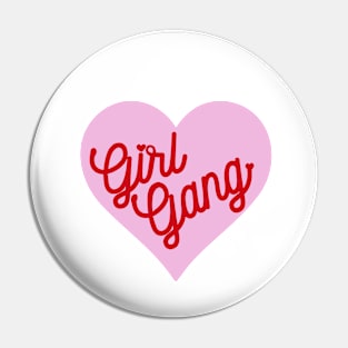 Girl Gang Heart Pocket Shirt Pin