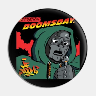 Doomsday Arrives Wearing MF DOOM Pin