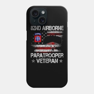 Proud 82nd Airborne Paratrooper Veteran Mens - Veterans Day Gift Phone Case