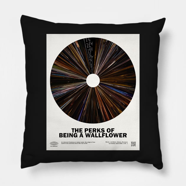 minimal_ Perks of Being a Wallflower Barcode Movie Pillow by silver-light